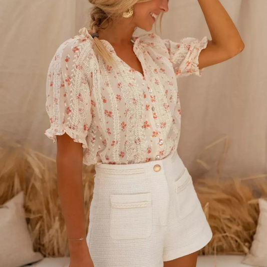 CLEO - BLUSA FLORAL